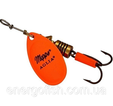 Блешня Mepps Aglia No2 Fluo Orange 4.5 г, фото 1