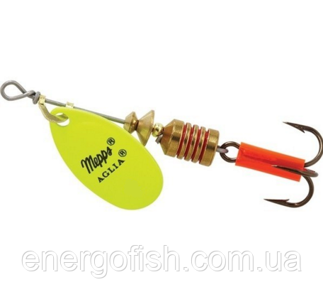 Блешня Mepps Aglia No3 Fluo Chartreuse 6.5 г, фото 1