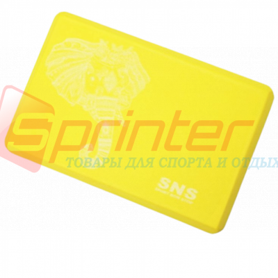 Блок для йоги "Слон" yellow YJ-K2-Yellow, фото 1