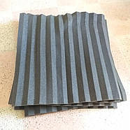 Акустичний поролон пила 15 мм 50*50 см 7 шт./1уп Чорний графіт (KG-10324), фото 3