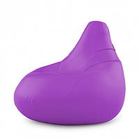 Кресло Мешок Груша Оксфорд 120х85 Студия Комфорта размер Стандарт фиолетовый KS, код: 6498932