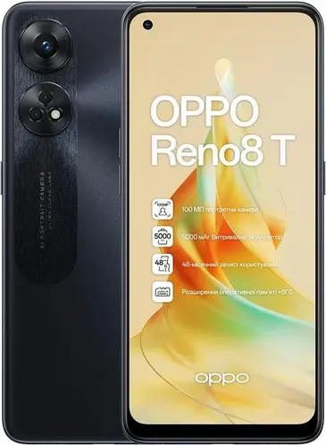 OPPO Reno8 T 8/128GB Midnight Black (ID#1918911890), цена: 9800 ...