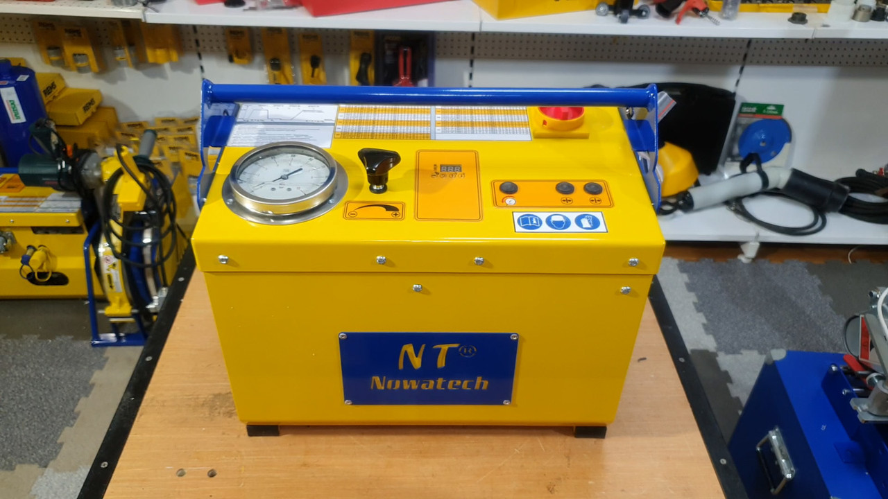 Стиковий апарат для зварювання труб ручне управл. Ø 90-315, 110кг, 230B, з компл. вкл. 90-280, Nowatech, Польща, фото 1