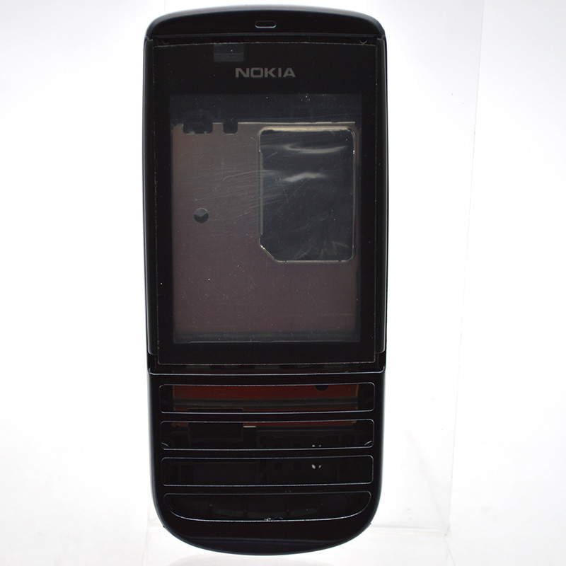 Корпус Nokia Asha 300 Black-Silver HC