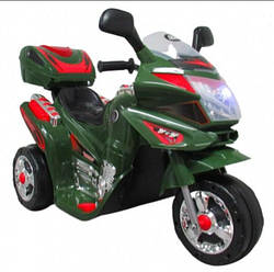 Дитячий мотоцикл на акумуляторі M6 ЗЕЛЕНЬ M6 518