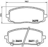Brembo P30032 передние гальмівні колодки KIA Picanto Hyundai i10, фото 3