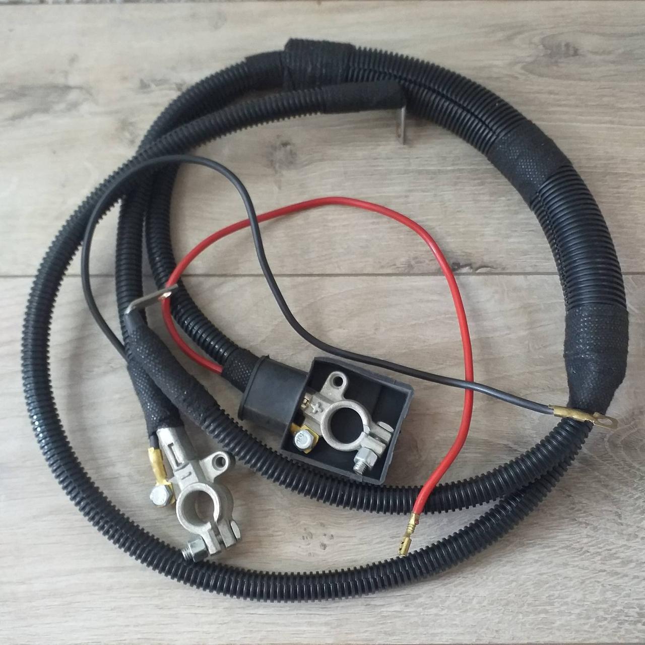 Клеми акумулятора АКБ (- і +) з дротами ВАЗ 2101-3724178 комплект (KG-10325), фото 1