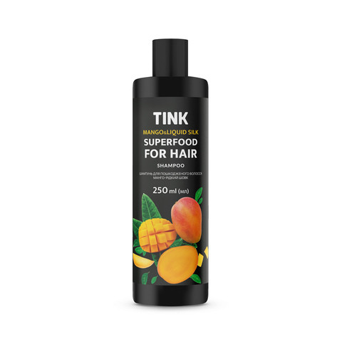 Шампунь Tink для пошкодженого волосся, Манго-Рідкий шовк, 250 мл