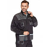 Спецодяг куртка та напівкомбінезон костюм євро роба комплект захисний робочий уніформа чоловіча спецівка польша, фото 3