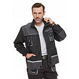 Спецодяг куртка та напівкомбінезон костюм євро роба комплект захисний робочий уніформа чоловіча спецівка польша, фото 4