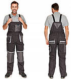 Спецодяг куртка та напівкомбінезон костюм євро роба комплект захисний робочий уніформа чоловіча спецівка польша, фото 2