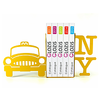 Упоры для книг Glozis New York G-009 30 х 20 см IX, код: 147545