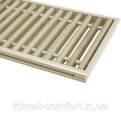 Комплект S 180/1000 (рамка ZN + дерев'яна решітка WR) Carrera Сатин 2250