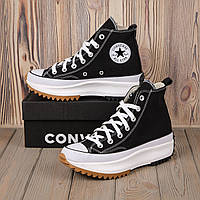 Кеди жіночі на платформі Converse Chuck 70 Hi Black\White