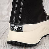 Кеди жіночі на платформі Converse Chuck 70 Hi Black\White, фото 4