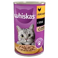 Корм для котів Whiskas з куркою в соусі, 400 г, Польща