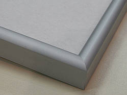 Рамка алюмінієва А2 (420х594).Срібло (металік).Профіль 11 мм.