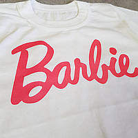 Футболка взрослая унисекс с надписью "Barbie" 42-44 (S)