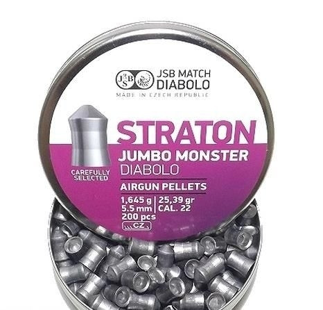 Кулі для пневматики JSB Jambo Monster Straton, 5,51 мм , 1,645 г, 200 шт/уп