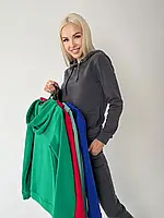 Жіночий спортивний костюм на флісі у великих розмірах