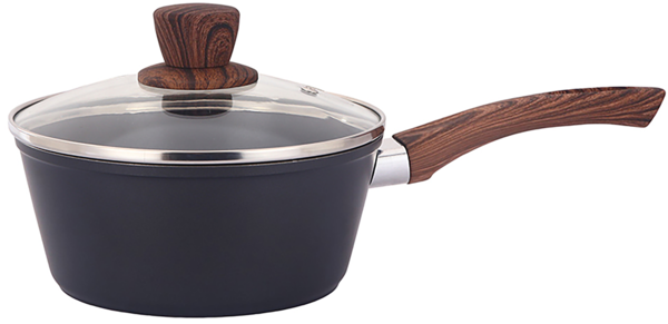 Ківш нерж. "Bravo Chef" 16cм 1,2л з кришкою №BC-4101-16(8)