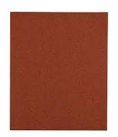 Полоса с наждачной бумаги 105х115мм Р240 коричневая без отверстий