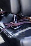 Авточохол із овчини Накидка на сидіння хутряна універсальний Чорний Mini, фото 4