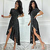 Круте плаття в горох з рюшів у підлогу хіт сезону 2024, фото 10