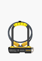 Велозамок кодовий Onguard U-lock 8015C COMBO Mini DT 90x140 Чорний з жовтим TN, код: 2597644