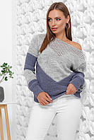 Женский вязаный свитер размер универсальный 46-52