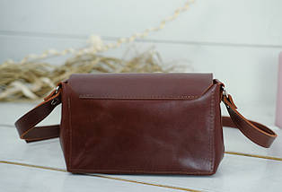 Жіноча сумка Франческа з натуральної шкіри колір Вишня, фото 4