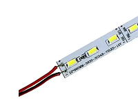 Світлодіодна лінійка 5630-72 LED 24W 6400K 24V 1m, зі скотчем