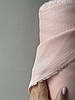 Ніжно-персикова сорочково-платтєва лляна тканина, колір 754, фото 2