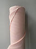 Ніжно-персикова сорочково-платтєва лляна тканина, колір 754, фото 5