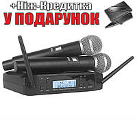 Радіосистема на два мікрофони Shure UHF 600-635 МГц бездротова