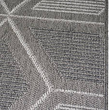 Безворсовий килим 120х170 на джутовій основі CALIDO 08325B D.GREY/L.GREY, фото 3