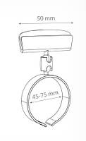 Цінник-тримач на ковбасу пластиковий RING-CLIP 45-75 мм, фото 4