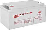 Акумуляторна батарея LogicPower 12 V 65 AH (LPM-GL 12 — 65 AH) GEL, фото 3