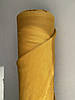 Гірчична сорочково-платтєва лляна тканина, колір 1218, фото 2
