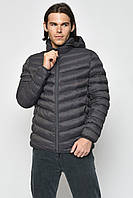 Куртка мужская демисезонная темно-серого цвета 162581T Бесплатная доставка
