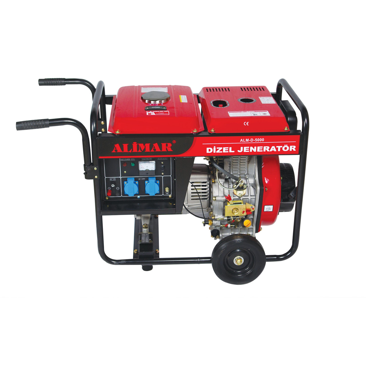 Генератор дизельний Alimar ALM DS-5000M [1 фаза 5.5 кВa / 4,5 кВт / 220В /  50Гц], фото 1