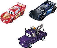 Disney Cars Color Changers 3-Pack GPB03 Mattel Тачки Зміна кольорів Блискавка Маквін Сирник Джексон Шторм