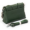 Жіноча шкіряна маленька сумка з клапаном ALEX RAI 9029-9 green, фото 3