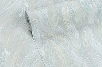 Шпалери абстракція метрові вінілові на флізеліні Vinil LS Aqua ДХV-1595/4 салатовий (1,06х10,05 м)