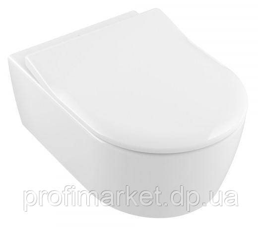 Унітаз підвісний Villeroy & Boch Avento Rectangular SlimSeat