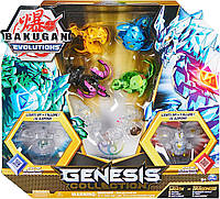 Bakugan Evolutions Bakugan Genesis 4-Pack (4+2 Bakugan 2 Nanogan) 6064120 Spin Master Бакуган Еволюшн