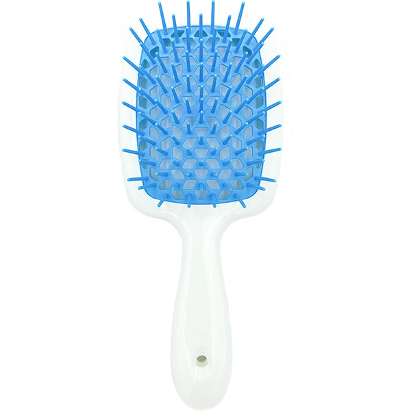 Гребінець для волосся білий з блакитним Janeke Superbrush SP226BIA TSE