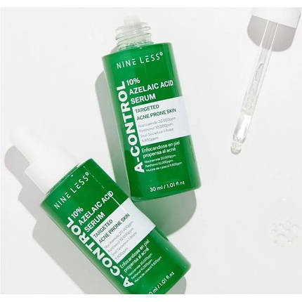 Сироватка для обличчя з азелаїновою кислотою Nine Less A-Control Azelaic Acid Serum 30 мл, фото 3