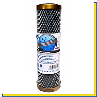 Картридж вугільний Aquafilter FCCBL-G для пом'якшення, видалення хлору та органічних забруднень