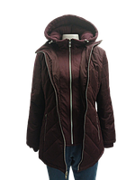 Демісезонна Жіноча куртка INTL d.e.t.a.i.l.s з підкладкою,з капюшоном р.XL